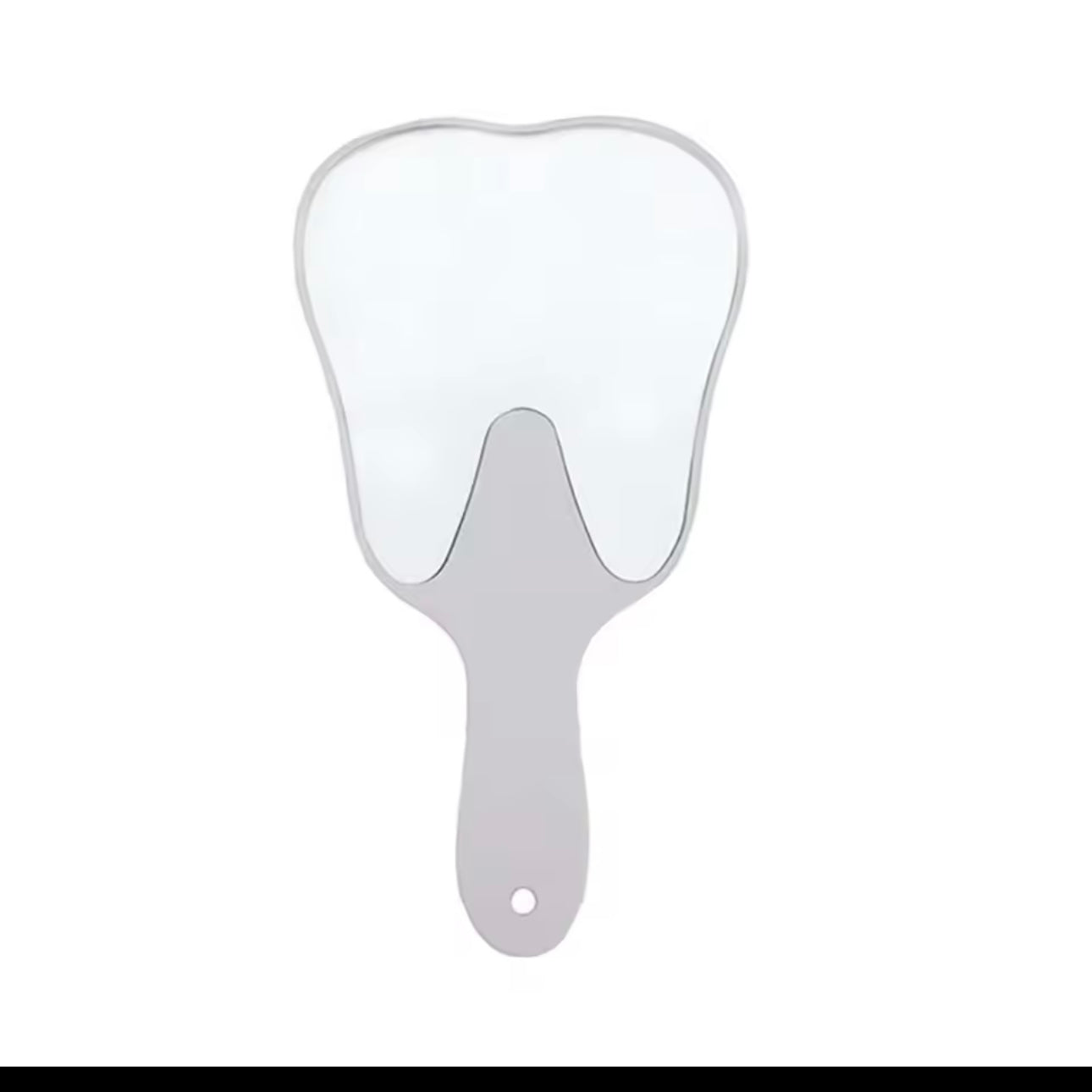 Tooth shaped mirror